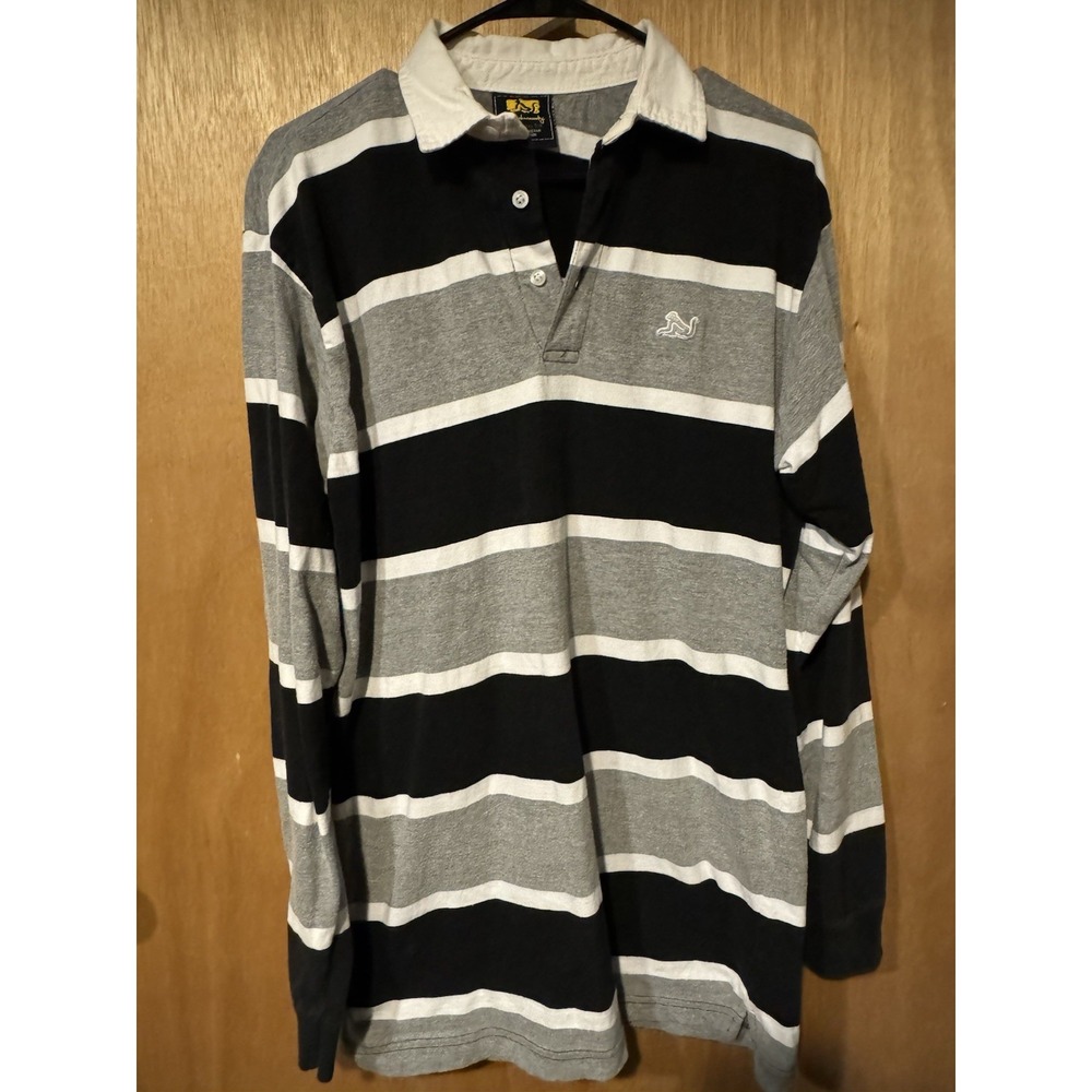 Drunken Monkey Vintage Large Rugby Shirt In Excellent Condition!